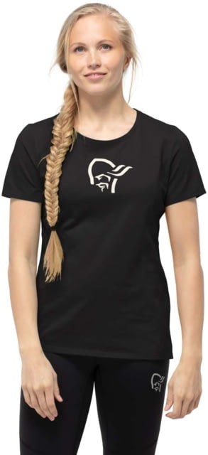 Norrona Viking T-Shirt - Women's Caviar Black Medium 3421-21 7718