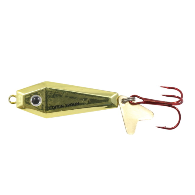 Northland Fishing Tackle Buck-Shot Coffin Spoon Gold Shiner 1/8 oz
