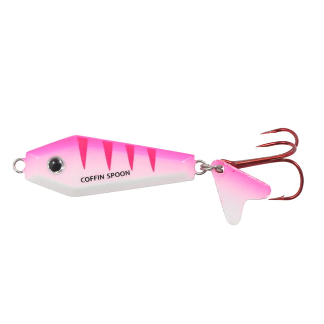 Northland Fishing Tackle Buck-Shot Coffin Spoon UV Pink Tiger 3/16 oz