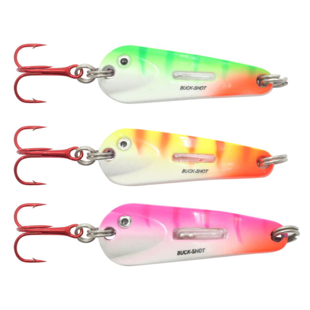 Northland Fishing Tackle Northland Fishing Tackle Buck-Shot Flutter Spoon P Tgr Perch Elc Perch 1/8 oz