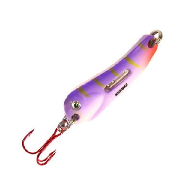 Northland Fishing Tackle Northland Fishing Tackle Buck-Shot Flutter Spoon UV Purple Tiger 1/16 oz