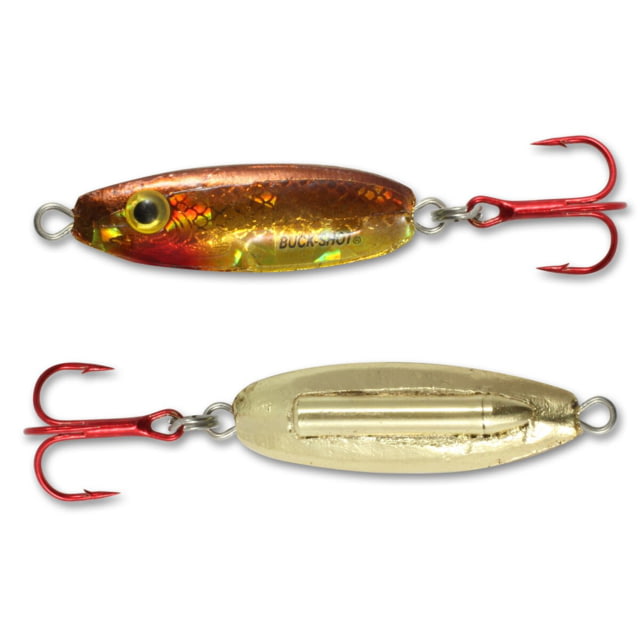 Northland Fishing Tackle Northland Fishing Tackle Buck-Shot Rattle Spoon Gold Shiner 1/16 oz