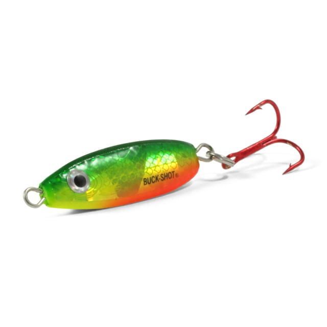Northland Fishing Tackle Northland Fishing Tackle Buck-Shot Rattle Spoon S-Glo Firetiger 1/2 oz