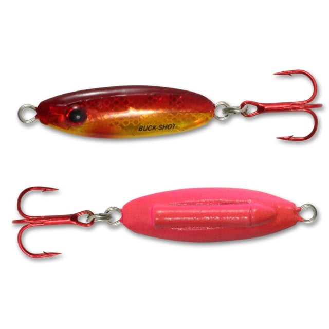 Northland Fishing Tackle Northland Fishing Tackle Buck-Shot Rattle Spoon S-Glo Goldfish 1/16 oz