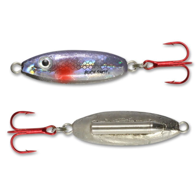Northland Fishing Tackle Northland Fishing Tackle Buck-Shot Rattle Spoon Silver Shiner 1/2 oz