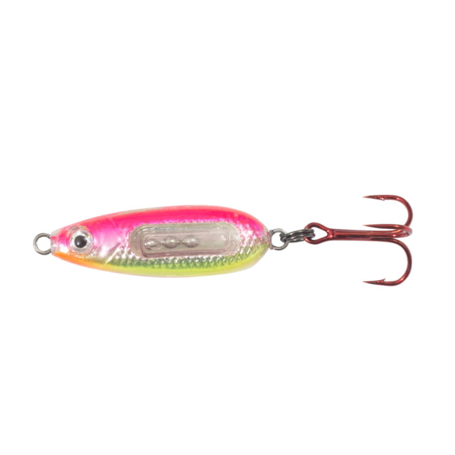 Northland Fishing Tackle Glass Buck-Shot Spoon Pink Silver 3/32 oz