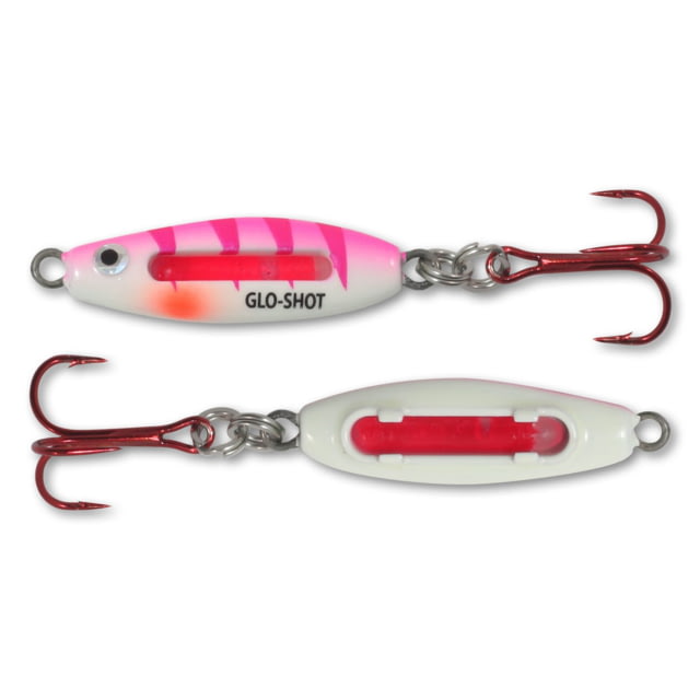 Northland Fishing Tackle Glo-Shot Fire-Belly Spoon UV Pink Tiger 3/8 oz