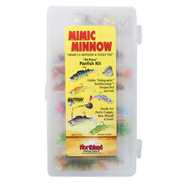 Northland Fishing Tackle Mimic Minnow Jig Kit 24 Pack Assorted