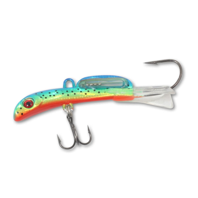 Northland Fishing Tackle Rattlin Puppet Minnow Lure Hot Steel 1/4 oz