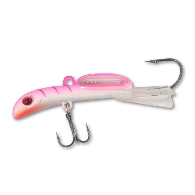 Northland Fishing Tackle Rattlin Puppet Minnow Lure UV Pink Tiger 1/4 oz