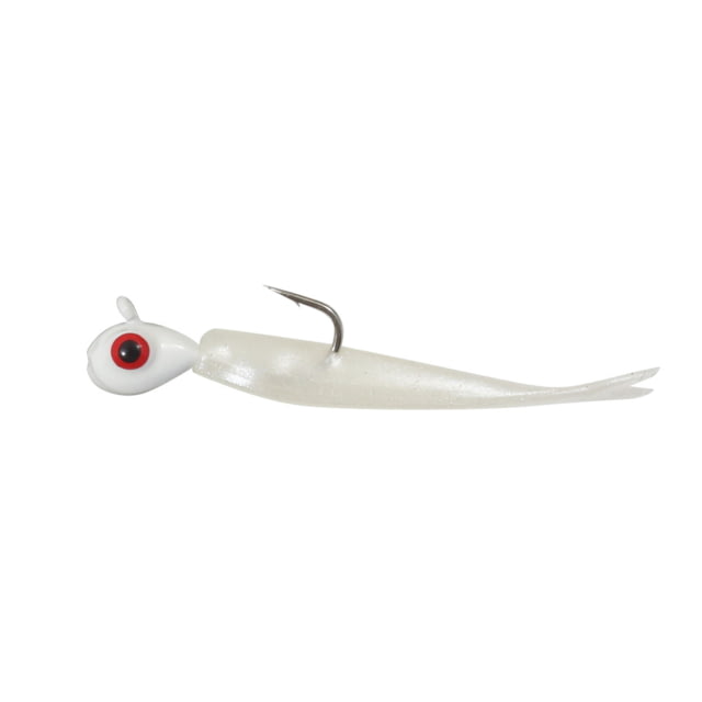 Northland Fishing Tackle Northland Fishing Tackle Rigged Tungsten Mini Smelt Jig Glo White 1/16 oz