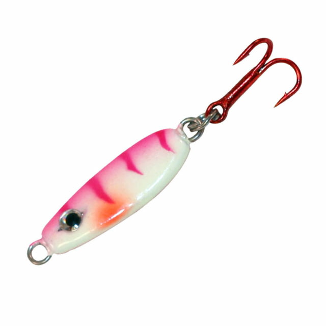 Northland Fishing Tackle UV Forage Minnow Spoon Pink Tiger 1/4 oz