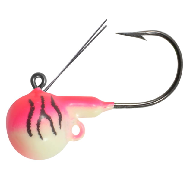 Northland Fishing Tackle Weedless Fire-Ball Jig UV Pink Tiger 1/4oz