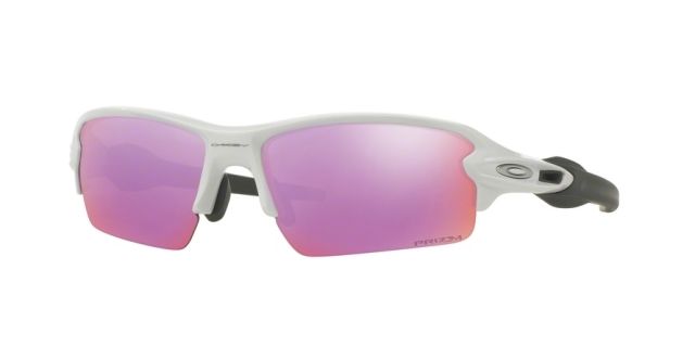 Oakley OO9271 Flak 2.0 A Sunglasses - Men's Polished White Frame Prizm Golf Lenses 927110-61