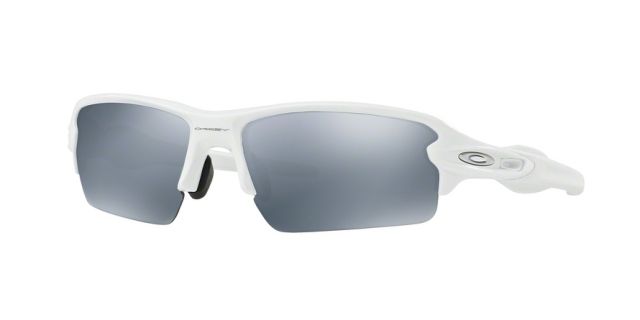 Oakley OO9271 Flak 2.0 A Sunglasses - Men's Polished White Frame Slate Iridium Lenses 927116-61