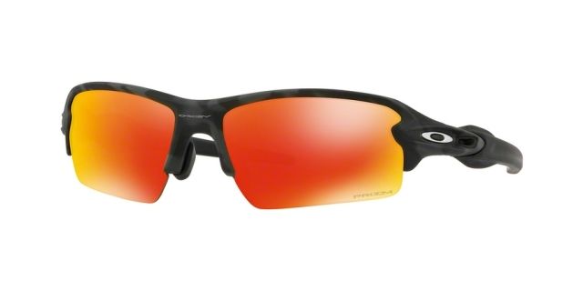 Oakley OO9271 Flak 2.0 A Sunglasses - Men's Black/Camo Frame Prizm Ruby Lenses 927127-61