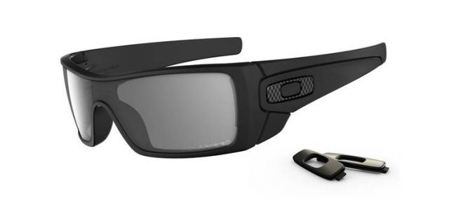Oakley  Batwolf Sunglasses - Men's Matte Black Frame Grey Polarized Lenses