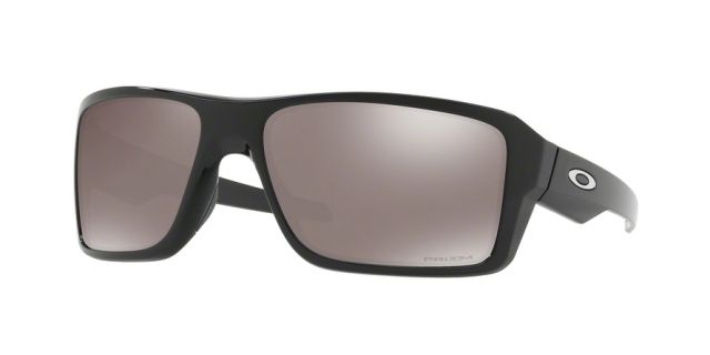 Oakley OO9380 Double Edge Sunglasses - Men's Polished Black Frame Prizm Black Polarized Lenses 938008-66