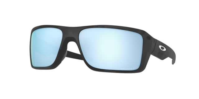 Oakley OO9380 Double Edge Sunglasses - Men's Matte Black Camo Frame Prizm Deep Water Polarized Lens 66