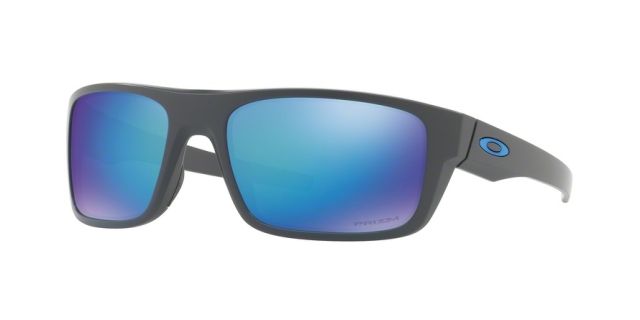 Oakley DROP POINT OO9367 Sunglasses 936706-60 - Matte Dark Grey Frame Prizm Sapphire Polarized Lenses