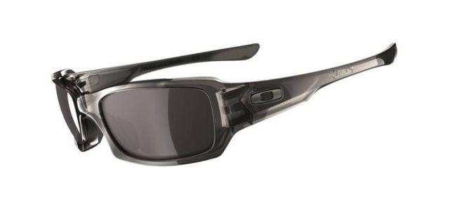 Oakley Fives Squared Mens Sunglasses Grey Smoke Frame Warm Grey Lens