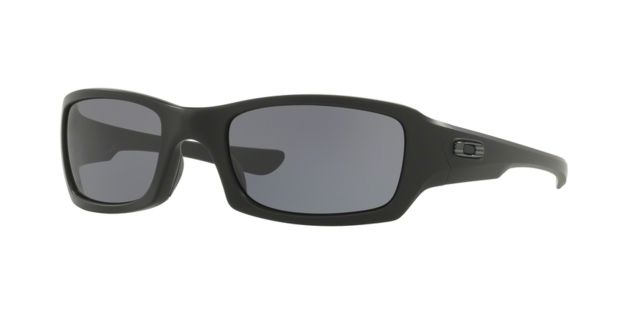 Oakley Fives Squared Sunglasses  - Matte Black Frame Grey Lenses