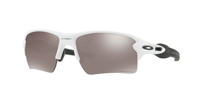 Oakley Flak 2.0 XL Sunglasses 918881-59 - Polished White Frame Prizm Black Polarized Lenses