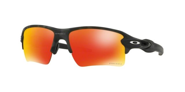Oakley OO9188 Flak 2.0 XL Sunglasses - Men's Black/Camo Frame Prizm Ruby Lenses 918886-59