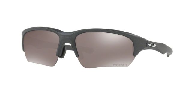 Oakley FLAK BETA A OO9372 Sunglasses 937208-65 - Steel Frame Prizm Black Polarized Lenses
