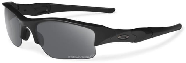 Oakley SI Flak Jacket XLJ Sunglasses Matte Black Frame Polarized Grey Lens