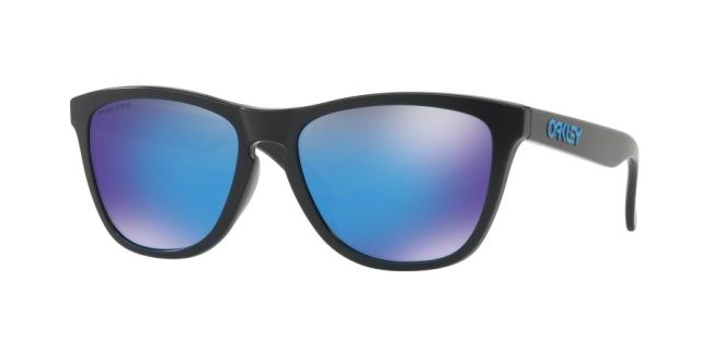Oakley Frogskin ASIA FIT OO9245 Sunglasses 924561-54 - Matte Black Frame Prizm Sapphire Lenses