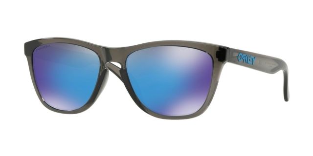 Oakley OO9245 Frogskins A Sunglasses - Men's Grey Smoke Frame Prizm Sapphire Lenses 924574-54