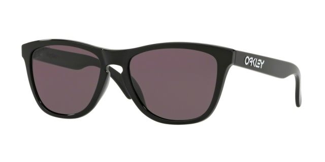 Oakley OO9245 Frogskins A Sunglasses - Men's Polished Black Frame Prizm Grey Lenses 924575-54