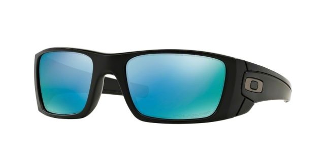 Oakley OO9096 Fuel Cell Sunglasses - Men's Matte Black Frame Prizm Deep Polarized Lenses 9096D8-60