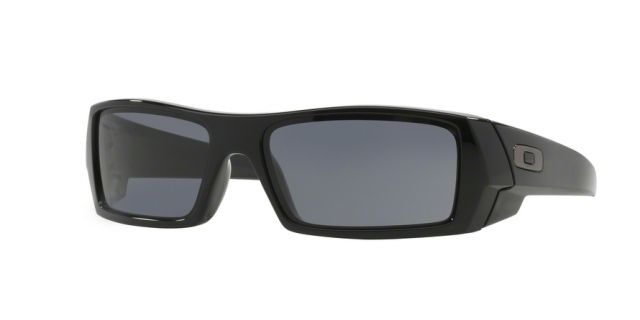 Oakley Gascan Sunglasses Polished Black Frame Grey Lens 03-471-60
