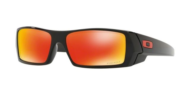 Oakley Gascan Sunglasses Polished Black Frame Prizm Ruby Lens 901444-60