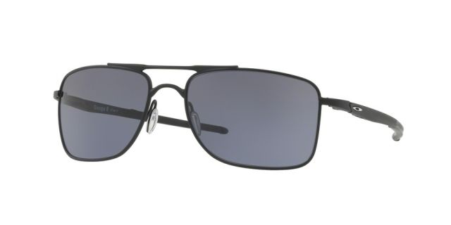 Oakley GAUGE 8 OO4124 Sunglasses 412401-62 - Matte Black Frame Grey Lenses