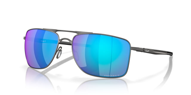 Oakley Oakley GAUGE 8 OO4124 Sunglasses  - Matte Gunmetal Frame Prizm Sapphire Polarized Lenses