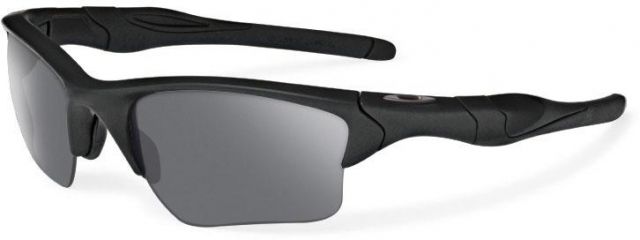 Oakley SI Half Jacket 2.0 XL Sunglasses Matte Black Frame Grey Lens