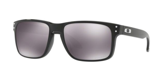 Oakley OO9102 Holbrook Sunglasses - Men's Polished Black Frame Prizm Black Lenses