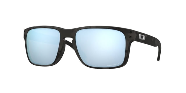 Oakley Holbrook Sunglasses - Men's Black Camo Frame prizm deep water polar Lenses