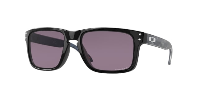Oakley Holbrook Sunglasses - Men's Polished Black Frame Prizm Grey Lenses