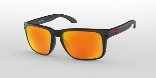 Oakley HOLBROOK XL OO9417 Sunglasses 941704-59 - Matte Black Frame Prizm Ruby Lenses