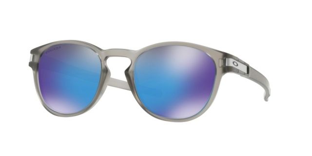 Oakley Latch OO9265 Sunglasses 926532-53 - Matte Grey Ink Frame Prizm Sapphire Polarized Lenses