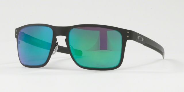 Oakley OO4123 Sunglasses 412304-55 - Matte Black Frame Jade Iridium Lenses
