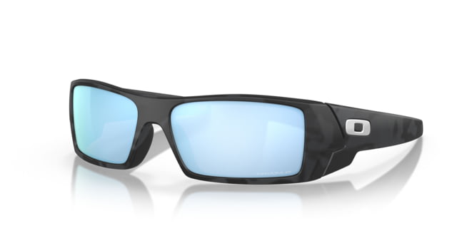 Oakley OO9014 Gascan Sunglasses - Men's Matte Black Camo Frame Prizm Deep Water Polarized Lens Asian Fit 60 OO9014