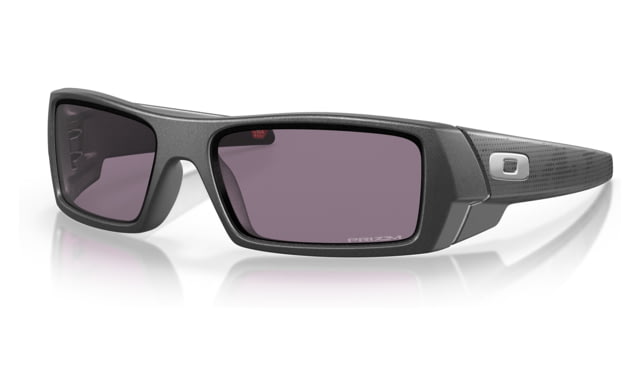 Oakley OO9014 Gascan Sunglasses - Men's Steel Frame Prizm Grey Lens Asian Fit 60