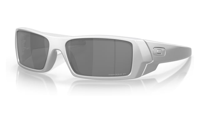 Oakley OO9014 Gascan Sunglasses - Men's X-Silver Frame Prizm Black Polarized Lens Asian Fit 60