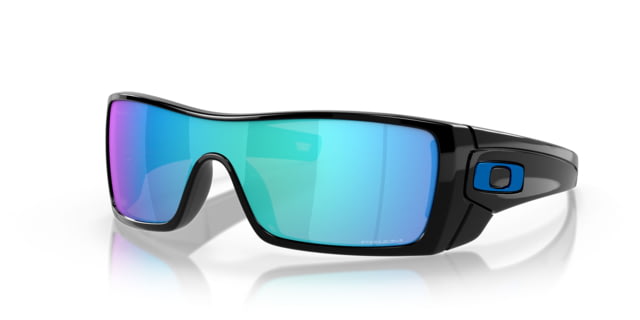 Oakley Oakley OO9101 Batwolf Sunglasses Polished Black Frame Prizm Sapphire Lenses