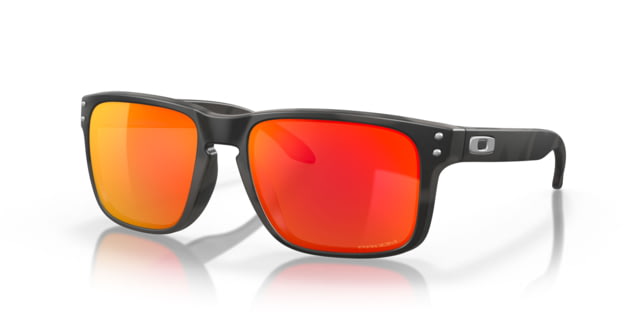 Oakley Oakley  Holbrook Sunglasses Black/Camo Frame Prizm Ruby Lenses 102E9-55